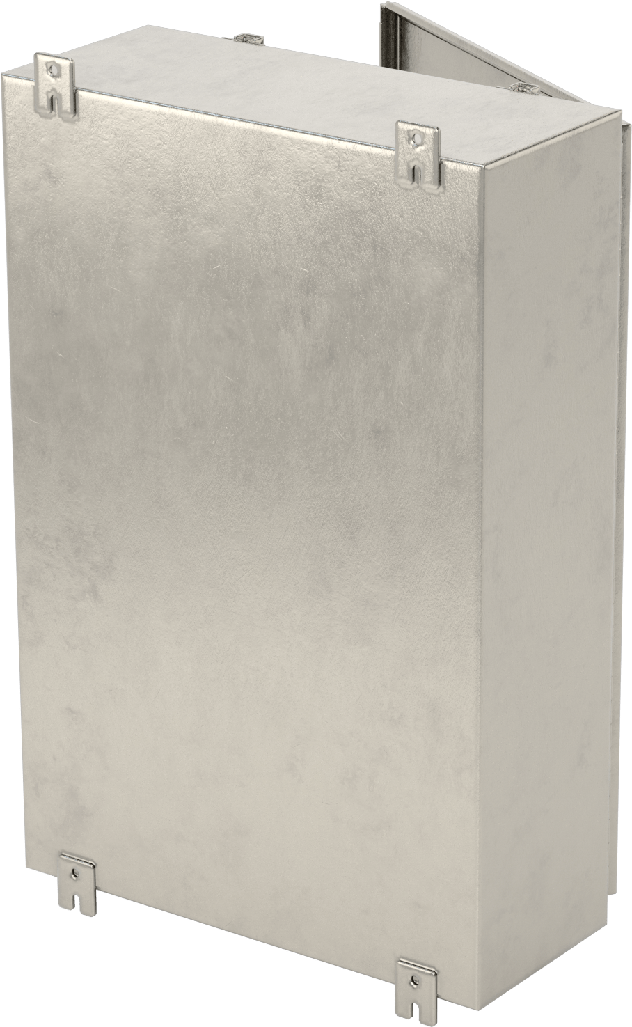 304 Paslanmaz Çelik Su Geçirmez Muhafaza, Menteşeli Kapak ve Vidalı Kelepçeler ile, 36" x 24" x 10"