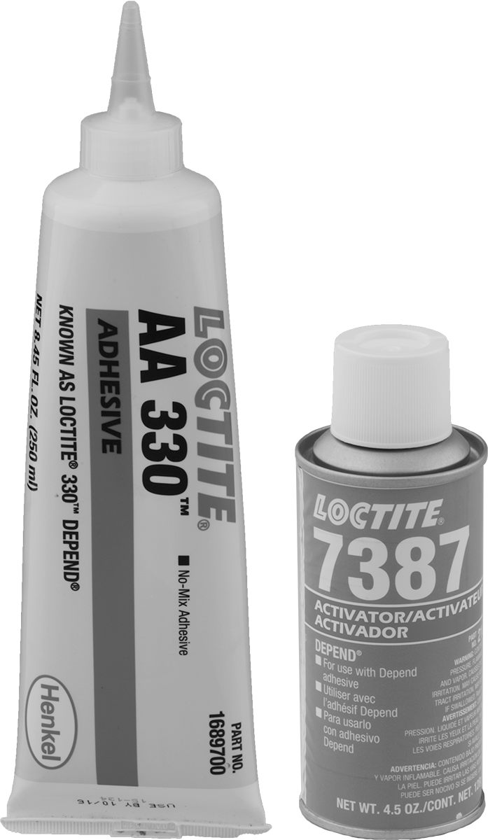 Karıştırmaya Gerek Olmayan Akrilik Yapısal Yapıştırıcı, Aktivatör Loctite® ile, 330, 8,5 FL. oz. Tüp