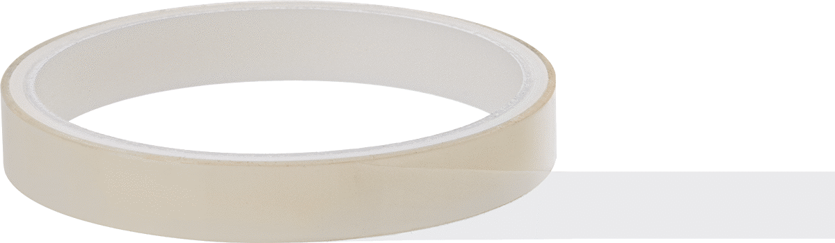 Düşük Sürtünmeli FEP Bant, Şeffaf Teflon® FEP Plastik, 1/2" Genişlik, 15 Fit Uzunluk