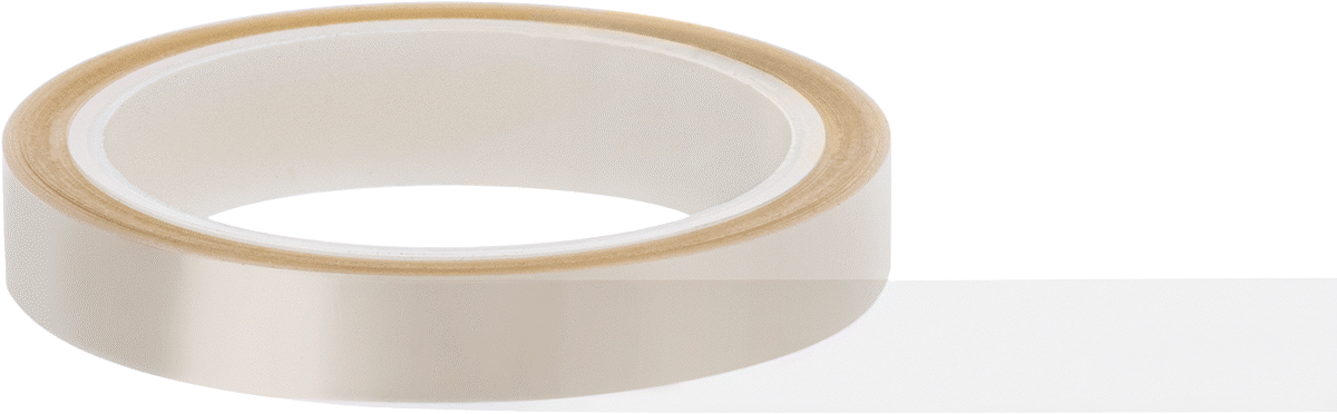 Düşük Sürtünmeli FEP Bant, Şeffaf Teflon® FEP Plastik, 1/2" Genişlik, 54 Fit Uzunluk