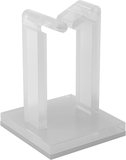 Kablo Tutucular, Arka Yüzü Yapışkanlı, Naylon, 3/4“ Uzunluk x 3/4” Genişlik x 1-1/16" Yükseklik