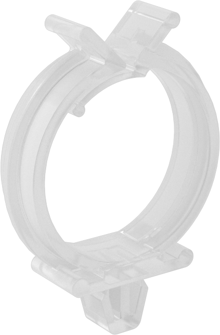 Kablo Tutucular, İtme, Naylon, 1-1/4" Uzunluk, 3/8" Genişlik, 1-3/8" Yükseklik, Krem
