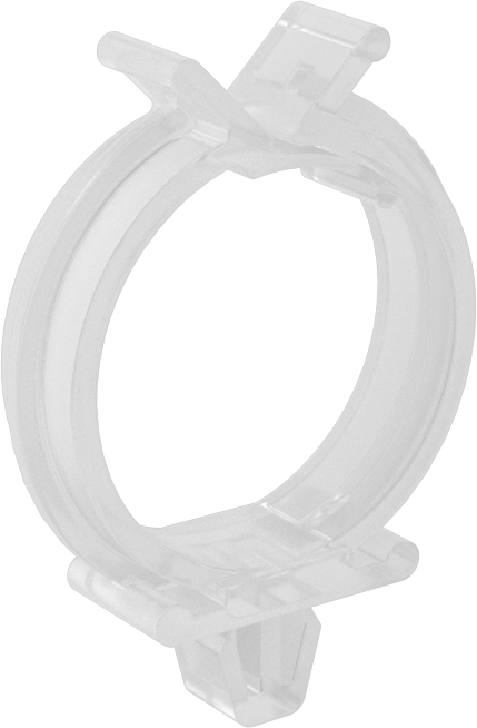 Kablo Tutucular, İtme, Naylon, 1-1/4" Uzunluk, 3/8" Genişlik, 1-3/8" Yükseklik, Krem