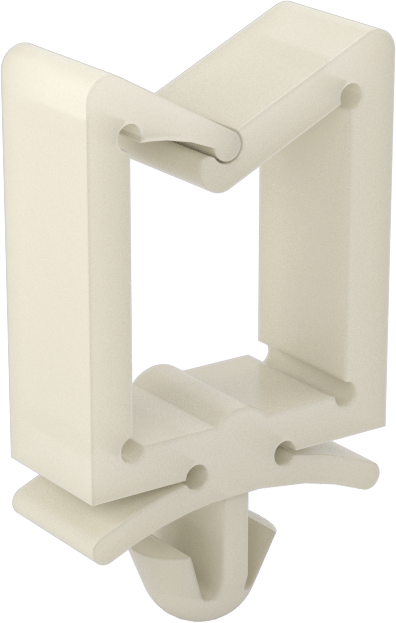 Kablo Tutucular, İtme, Naylon, 5/8“ Uzunluk x 1/4” Genişlik x 1" Yükseklik
