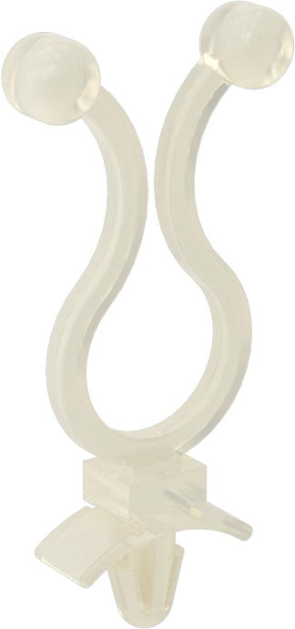 Kablo Tutucular, İtme, Naylon, 9/16“ Uzunluk x 1/4” Genişlik x 1-7/16" Yükseklik