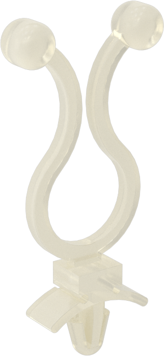 Kablo Tutucular, İtme, Naylon, 9/16“ Uzunluk x 1/4” Genişlik x 1-7/16" Yükseklik