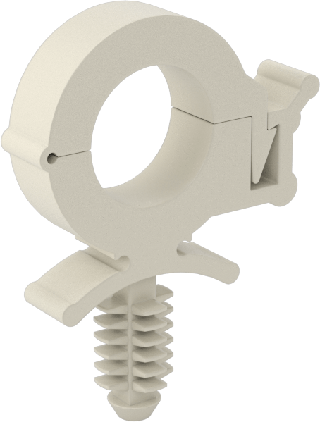 Kablo Tutucular, 3/8" Maksimum Demet Çapı için, İtme, Naylon