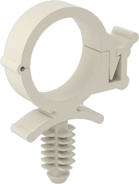 Kablo Tutucular, 1/2" Maksimum Demet Çapı için, İtme, Naylon