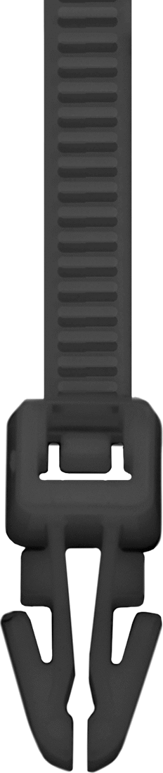 Monte Edilebilir Kablo Bağları, İtme, Naylon Plastik, 8-1/2" Uzunluk, Krem