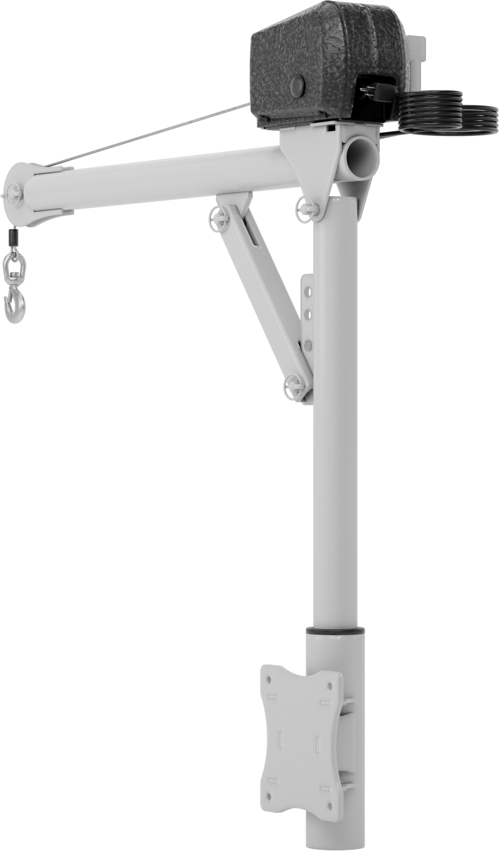 Vinç, Elektrikli, Yüzey Duvar Montajı, 500 lbs. Maksimum Kapasite