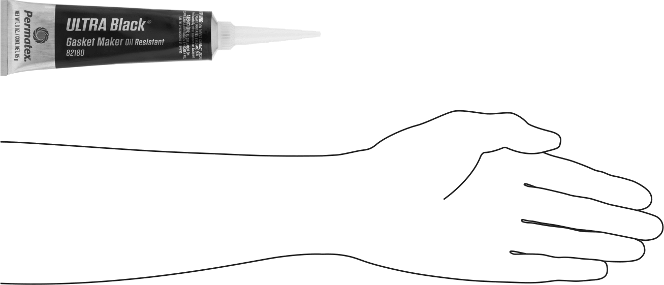 Esnek, Permatex 82180, 2,7 FL. oz. Tüp