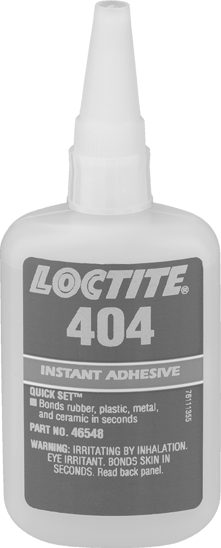 Anında Yapışan Yapıştırıcı, Loctite® 404, 4 FL. oz. Şişe