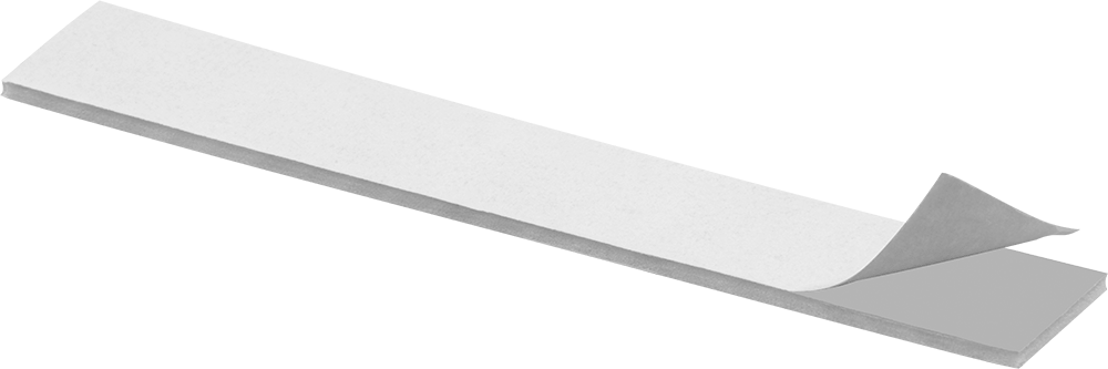 Hafif Hizmet Tipi Köpük Montaj Bandı Şekilleri, 3/4“ Genişlik x 4-1/2” Uzunluk