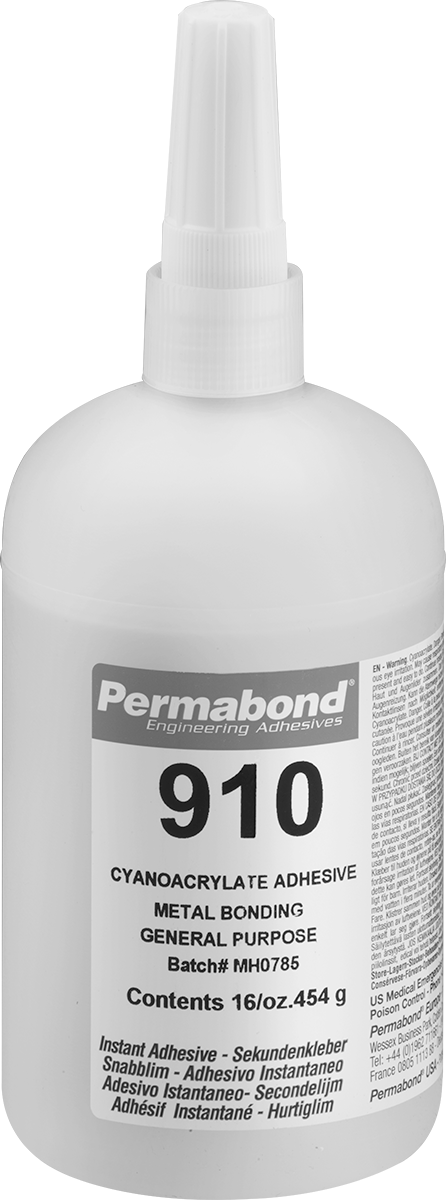Anında Yapışan Yapıştırıcı, Permabond 910, 16 FL. oz. Şişe