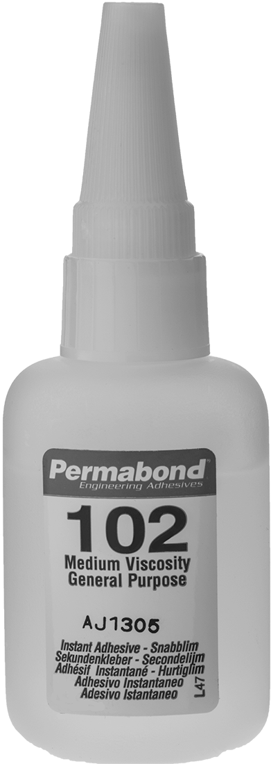 Anında Yapışan Yapıştırıcı, Hızlı Ayar, Permabond 102, 1 FL. oz. Şişe