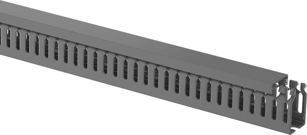 Geçmeli Kapaklı Dar Yivli Tel Kanalı, 1-1/2“ Yükseklik x 1” Genişlik