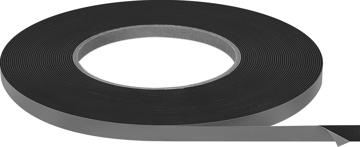 Poliüretan Köpük Montaj Bandı, Kapalı Hücreli, 0,12" Kalınlık, 1/4" Genişlik, 50 Fit Uzunluk
