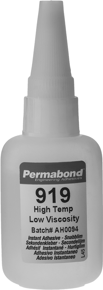 Yüksek Sıcaklık Anında Yapışan Yapıştırıcı, Permabond 919, 1 FL. oz. Şişe