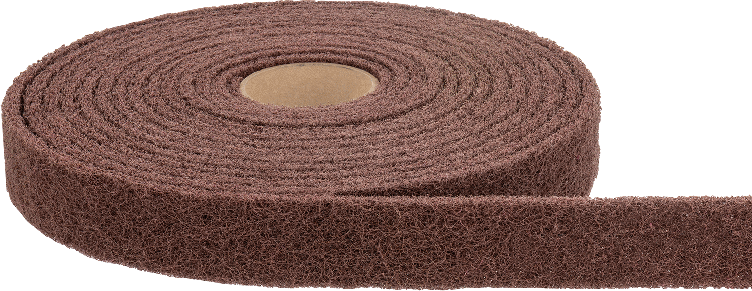 3M Scotch-Brite Naylon Hasır Zımpara Rulosu, Alüminyum için, Yumuşak Metal ve Metal Olmayan, Karıştırma, 2" Genişlik x 30 Fit Uzunluk