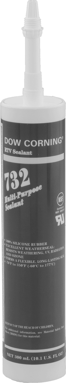 Silikon Sızdırmazlık Maddesi, Dow Corning 732, 10,1 FL. oz. Kartuş