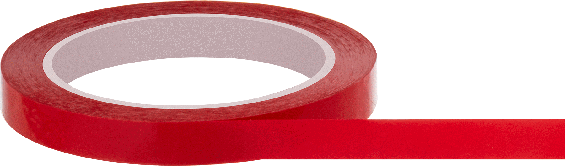 Süper İnce Ek Bant, 3M 850, Kırmızı, 1/2" Genişlik, 216 Fit Uzunluk