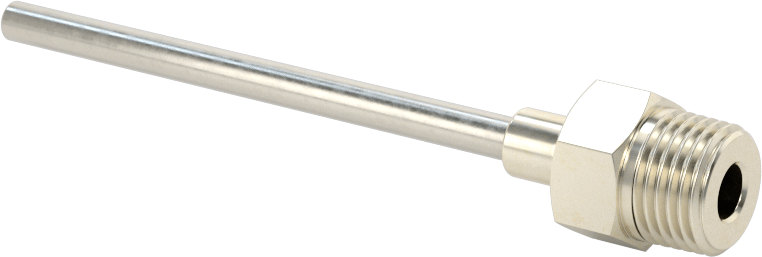 Yeniden Kullanılabilir Paslanmaz Çelik Şırınga İğnesi, 1/8 NPT Erkek Diş, 10 Gauge
