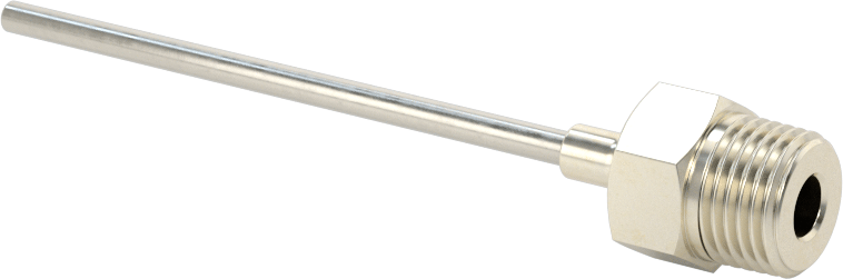 Yeniden Kullanılabilir Paslanmaz Çelik Şırınga İğnesi, 1/8 NPT Erkek Diş, 13 Gauge