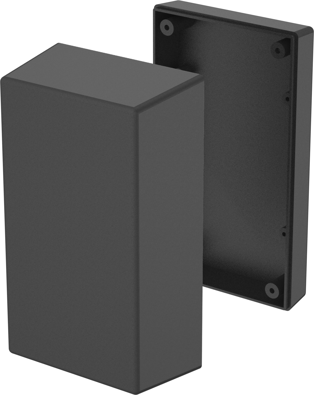 ABS Elektronik Muhafazası, 3-1/4“ Genişlik x 5-5/8” Yükseklik x 2-1/2" Derinlik