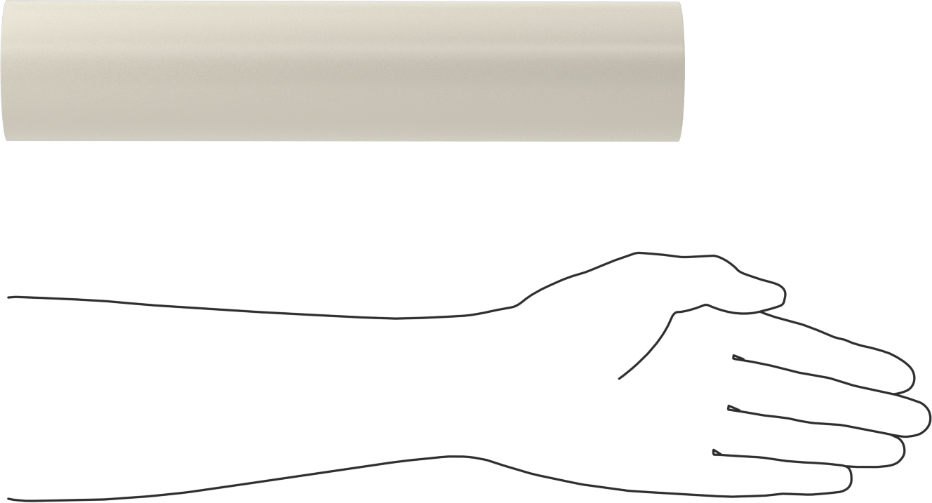 Kaygan Neme Dayanıklı Polyester, 2-1/2" Çap