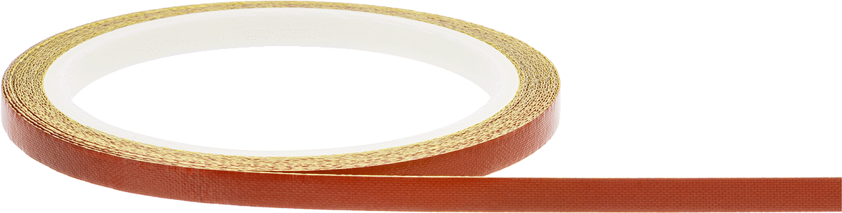 Aşırı Koşullara Dayanıklı Fiberglas Bant, Düşük Sürtünme, 1/4" Genişlik, 15 Fit Uzunluk, 0,012" Kalınlık