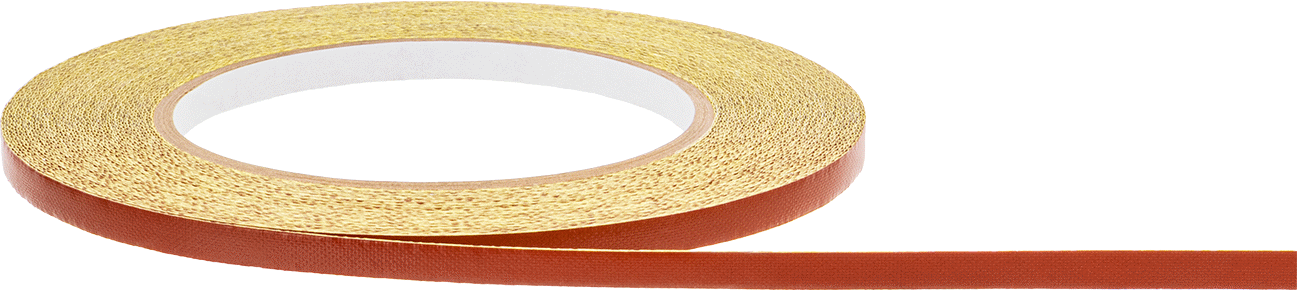 Aşırı Koşullara Dayanıklı Fiberglas Bant, Düşük Sürtünme, 1/4" Genişlik, 54 Fit Uzunluk, 0,012" Kalınlık
