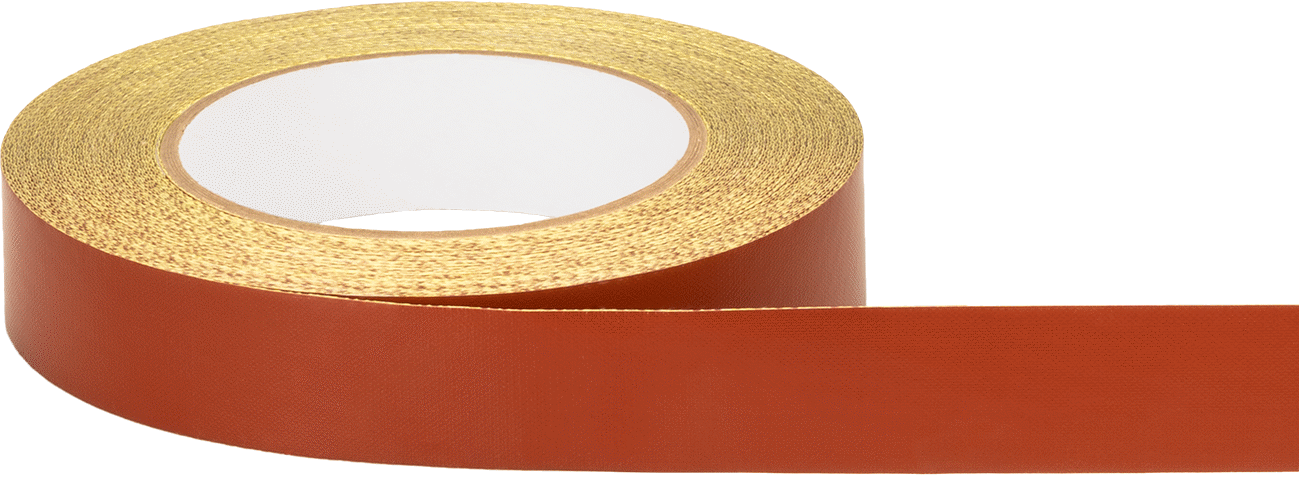Aşırı Koşullara Dayanıklı Fiberglas Bant, Düşük Sürtünme, 1" Genişlik, 54 Fit Uzunluk, 0,006" Kalınlık