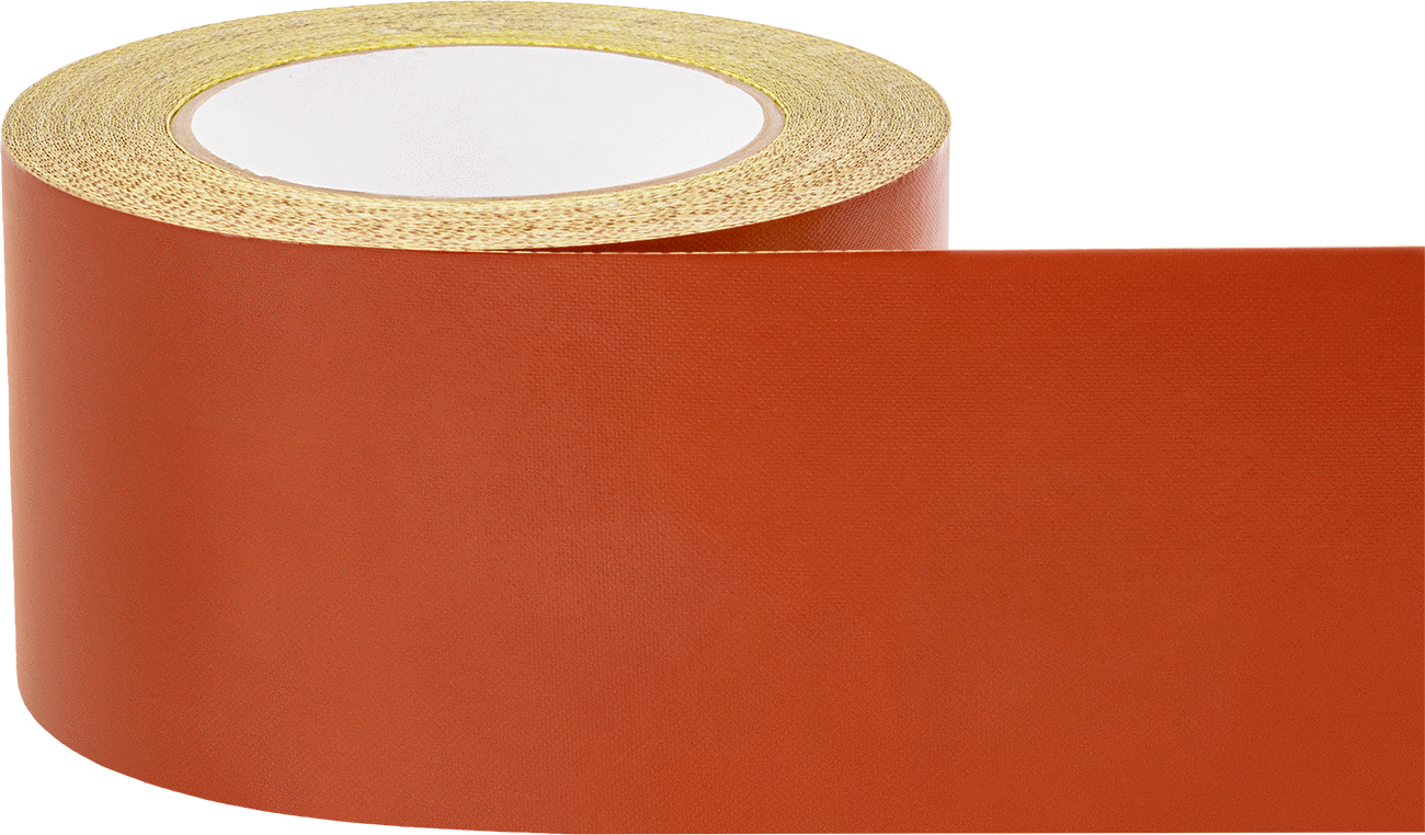 Aşırı Koşullara Dayanıklı Fiberglas Bant, Düşük Sürtünme, 3" Genişlik, 54 Fit Uzunluk, 0,012" Kalınlık