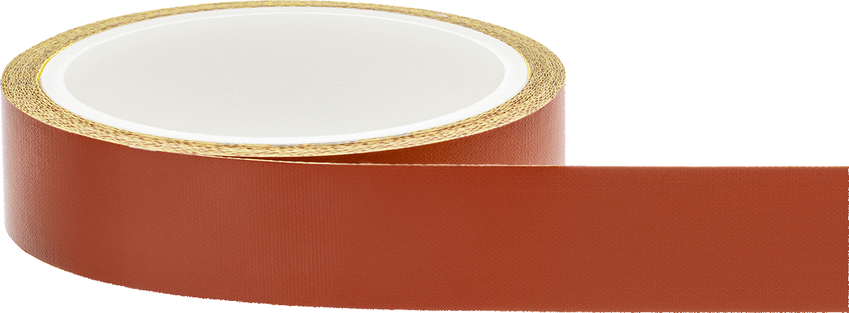 Aşırı Koşullara Dayanıklı Fiberglas Bant, Düşük Sürtünme, 1" Genişlik, 15 Fit Uzunluk, 0,006" Kalınlık