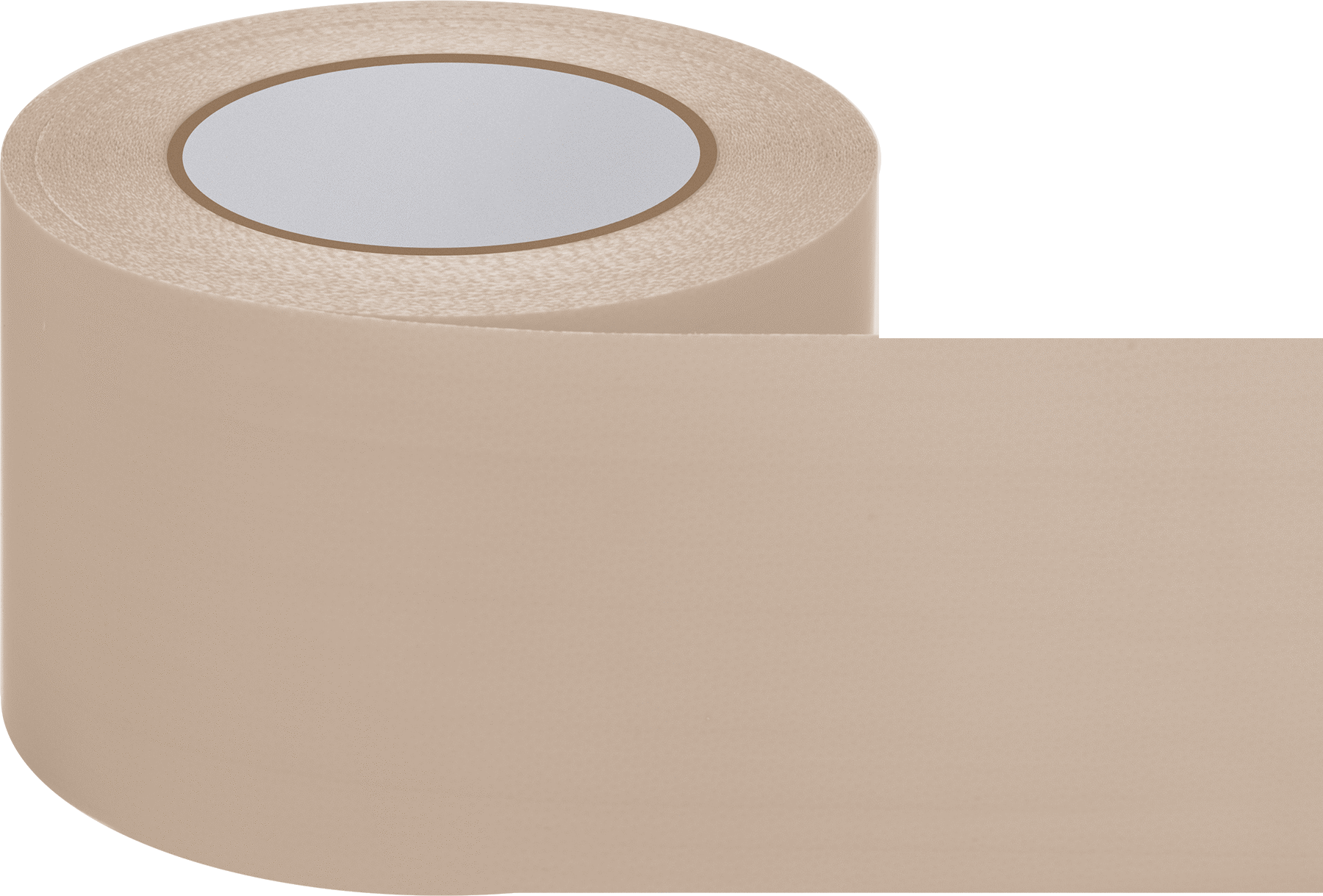 Uyumlu Düşük Sürtünmeli Bant, Teflon® PTFE, 0,007" Kalınlık, 3,5" Genişlik, 54 Fit Uzunluk, Bej