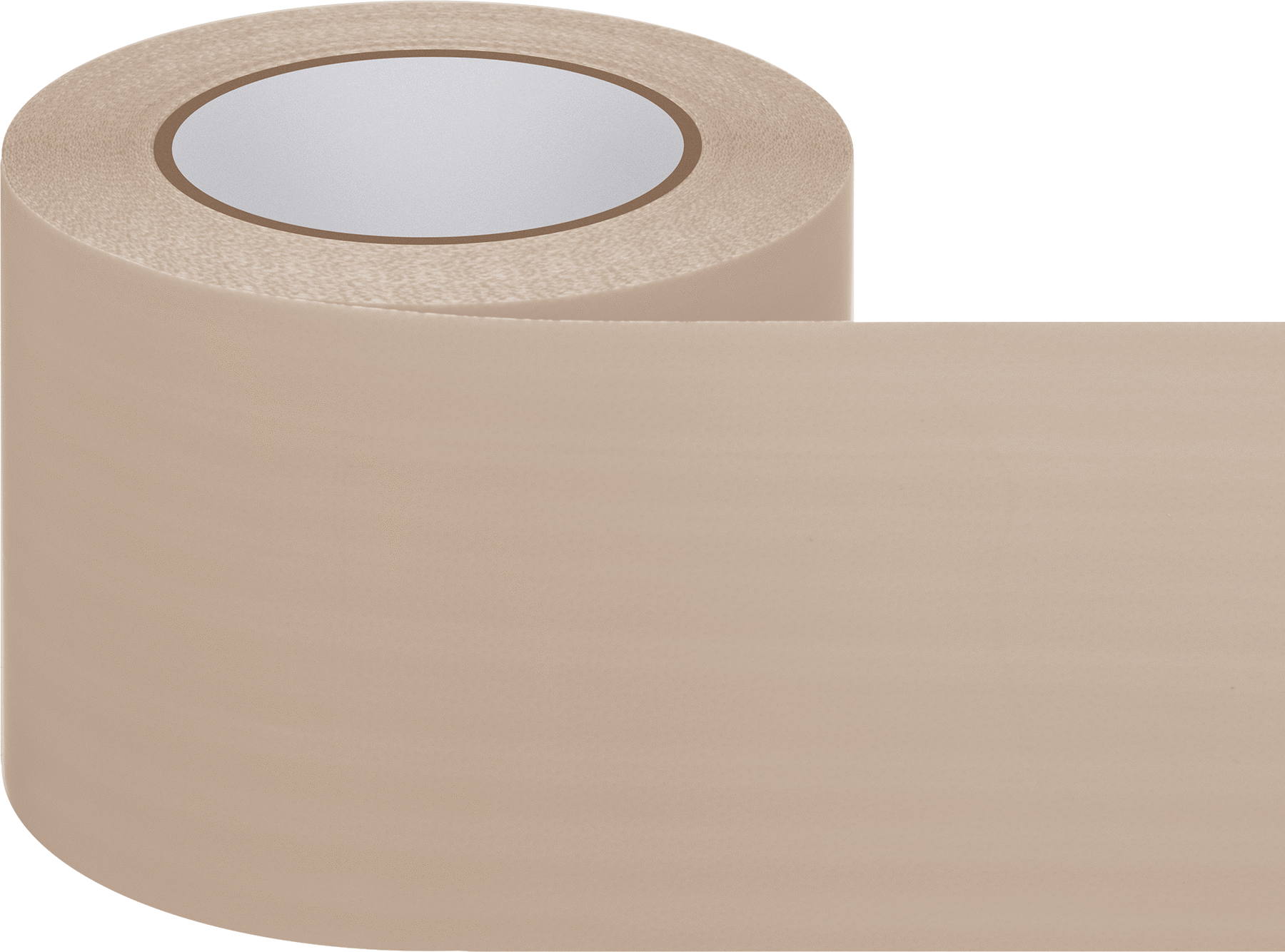 Uyumlu Düşük Sürtünmeli Bant, Teflon® PTFE, 0,007" Kalınlık, 4" Genişlik, 54 Fit Uzunluk, Bej