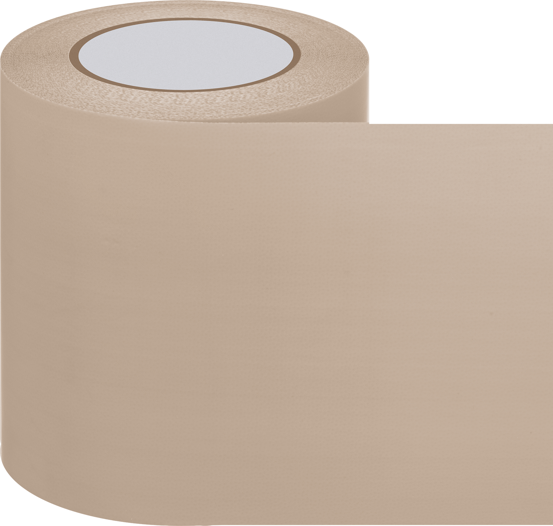 Uyumlu Düşük Sürtünmeli Bant, Teflon® PTFE, 0,007" Kalınlık, 6" Genişlik, 54 Fit Uzunluk, Bej