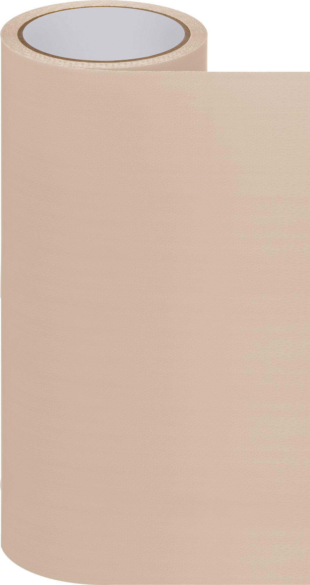 Uyumlu Düşük Sürtünmeli Bant, Teflon® PTFE, 0,007" Kalınlık, 10" Genişlik, 15 Fit Uzunluk, Bej