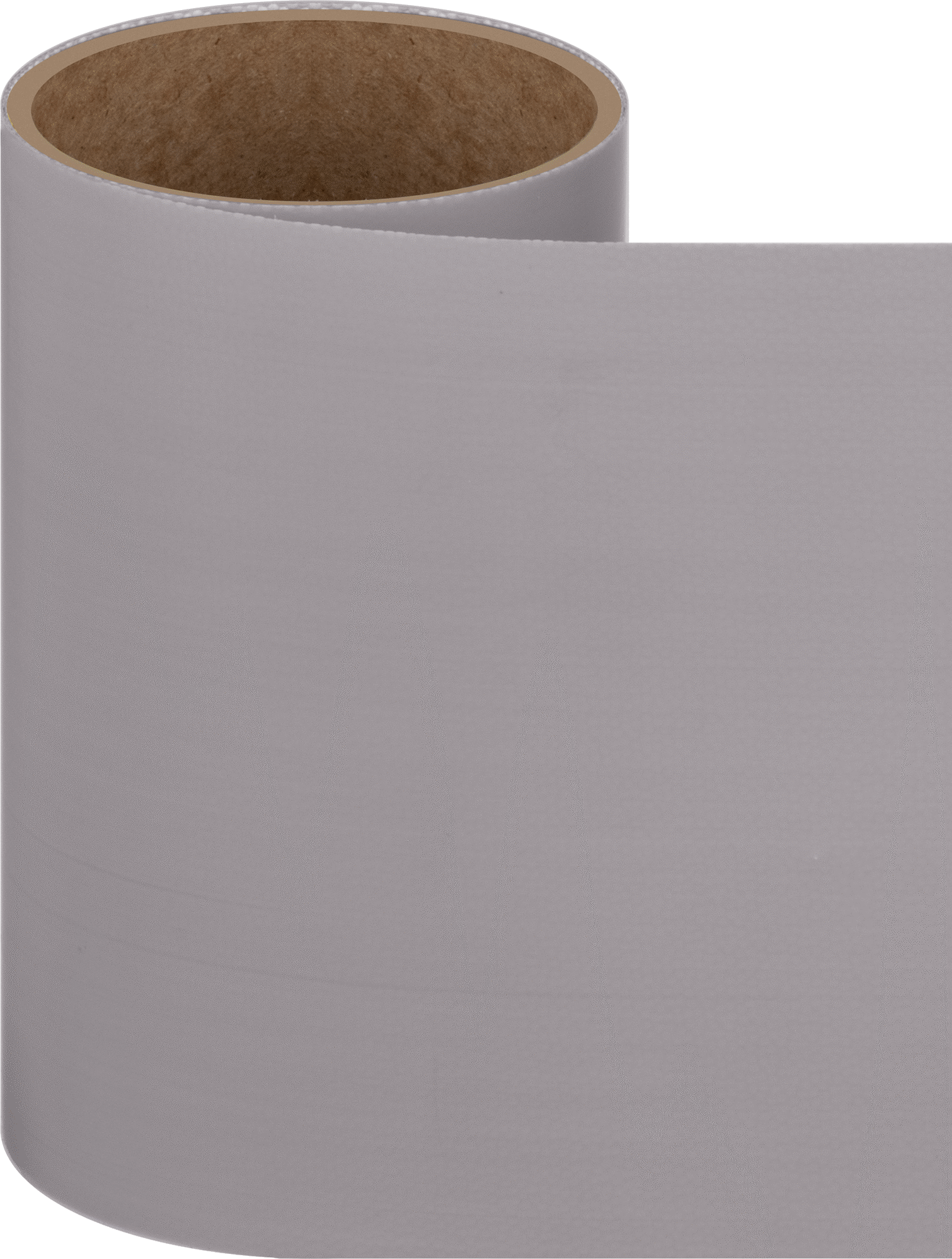 Uyumlu Düşük Sürtünmeli Bant, Teflon® PTFE, 0,007" Kalınlık, 6" Genişlik, 3 Fit Uzunluk, Gri