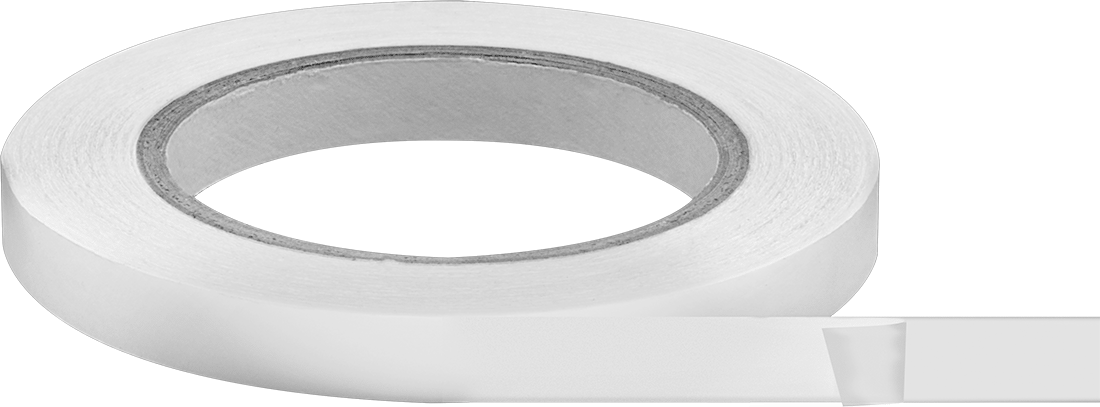 Optik Olarak Şeffaf Montaj Bandı, Akrilik Yapıştırıcı, 1/2" Genişlik, 108 Fit Uzunluk