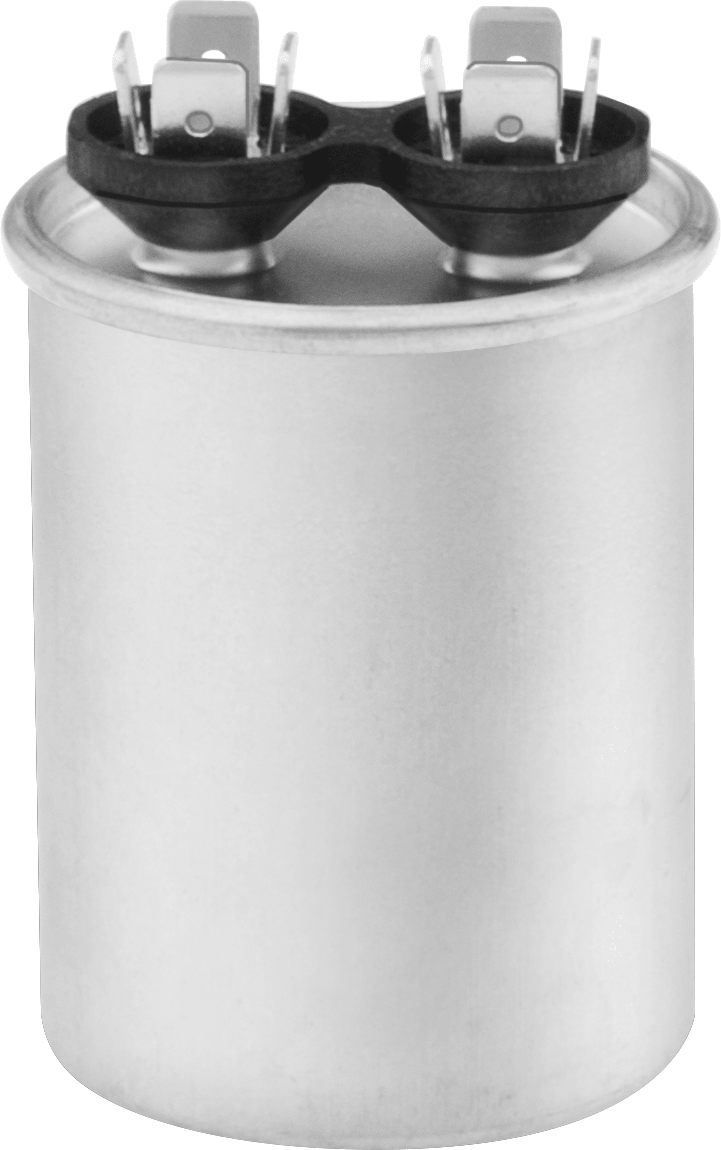 AC Motor Çalışma Kondansatörü, Yuvarlak, 9,4-10,6 µ-F Kapasitans, 370V AC