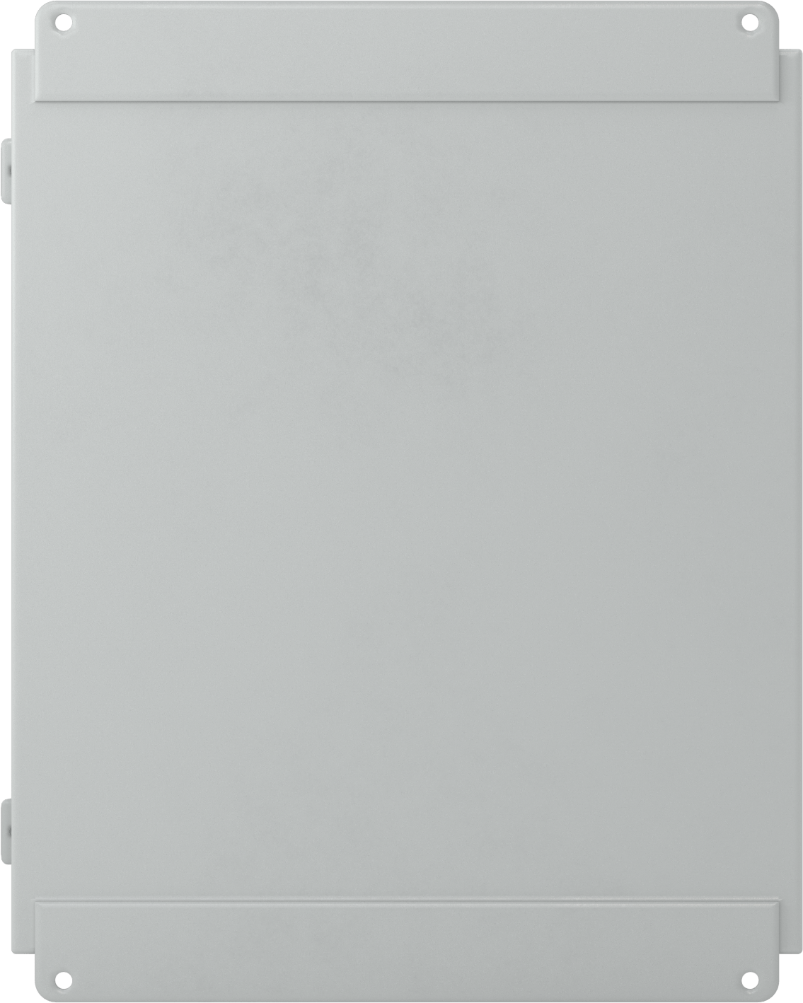 Menteşeli Kapaklı Toz Boyalı Çelik Muhafaza, Toz Geçirmez, Vidalı Kelepçe, 16" x 14" x 8"