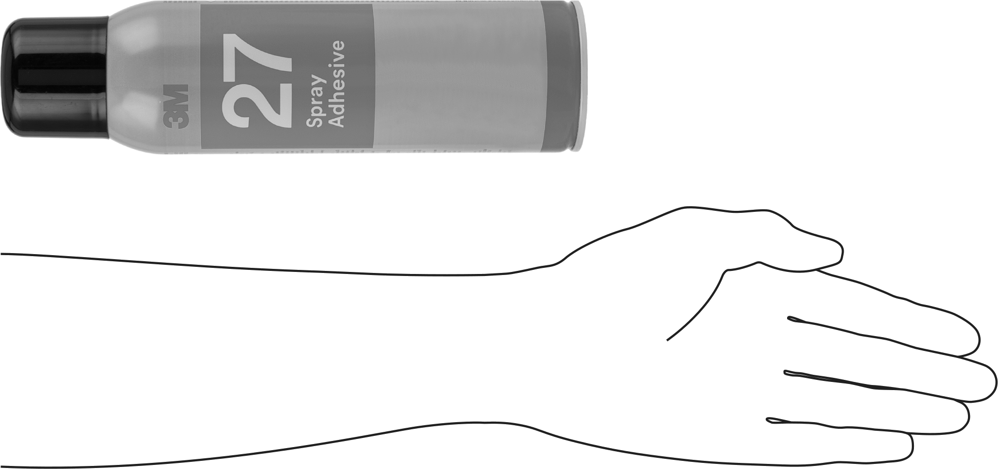 3M 27 Yapıştırıcı, 13 oz. Aerosol Kutusu