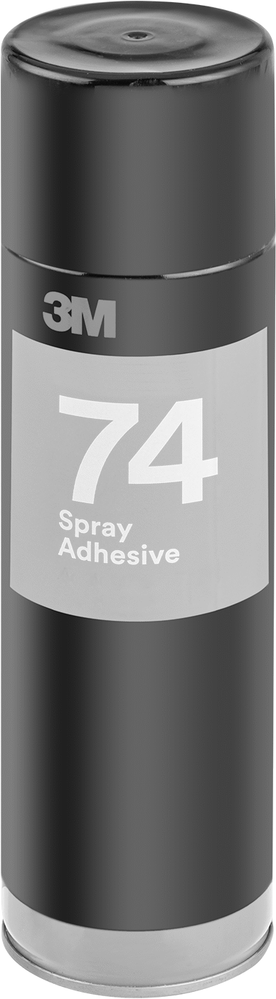 Sprey Yapıştırıcı, 3M 74, 16,9 oz. Kutu, Şeffaf