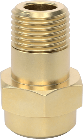 Katı Akışlı Püskürtme Memesi, Pirinç, 1/8 NPT Erkek, 0.25 gpm @ 10 PSI