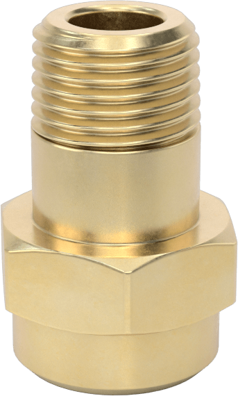 Katı Akışlı Püskürtme Memesi, Pirinç, 1/8 NPT Erkek, 0.62 gpm @ 10 PSI