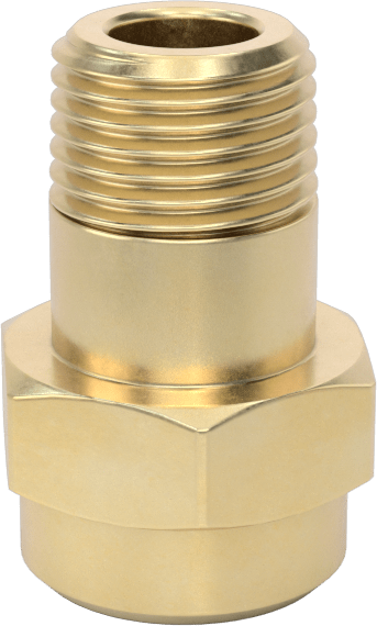 Katı Akışlı Püskürtme Memesi, Pirinç, 1/8 NPT Erkek, 1.6 gpm @ 10 PSI