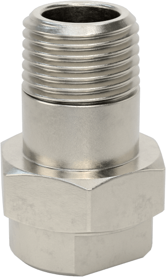 Katı Akışlı Püskürtme Memesi, 303 Paslanmaz Çelik, 1/8 NPT Erkek, 0.25 gpm @ 10 PSI