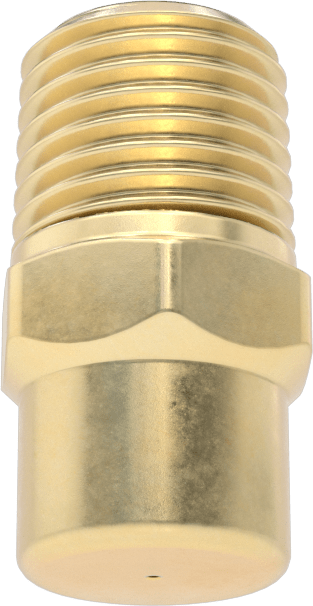 Katı Akışlı Püskürtme Memesi, Pirinç, 1/4 NPT Erkek, 0.05 gpm @ 10 PSI