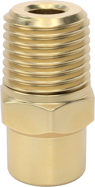 Katı Akışlı Püskürtme Memesi, Pirinç, 1/4 NPT Erkek, 0.05 gpm @ 10 PSI